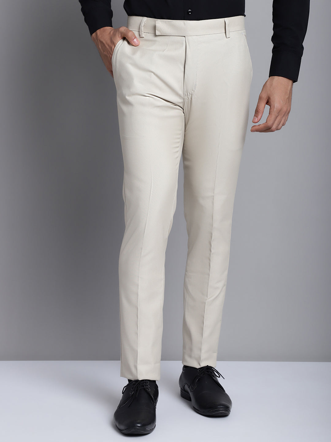 GG cotton viscose formal pant in ivory | GUCCI® US